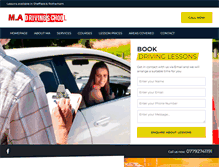 Tablet Screenshot of madrivingschool.co.uk
